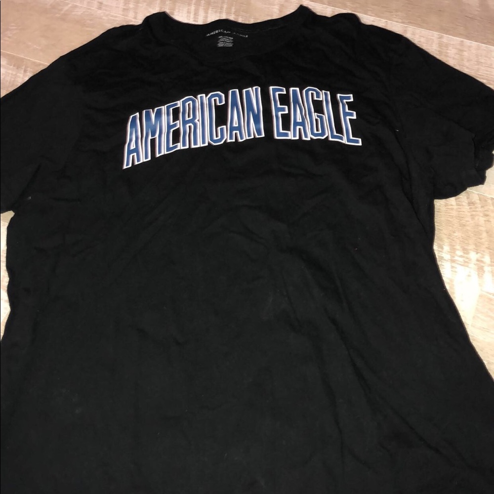 black american eagle tee